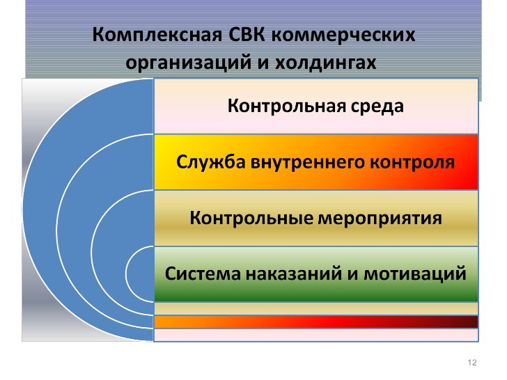 Система внутреннего контроля в государственных учреждениях. Система внутреннего контроля в государственных учреждениях