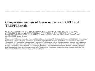 Truffle Study Algorithim Journal club (Grit and truffle) studies | PDF