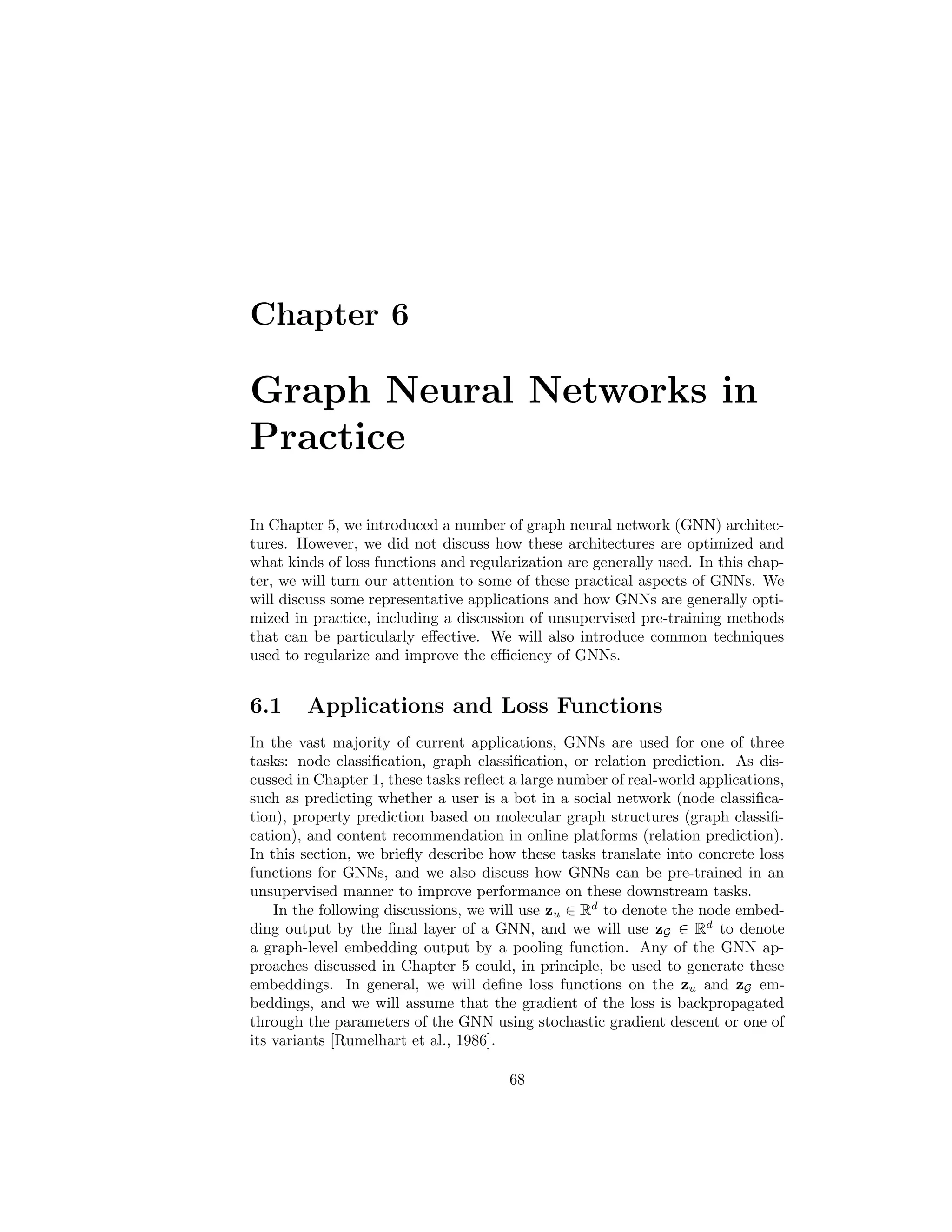 5.6. GENERALIZED MESSAGE PASSING 67
in such a generalized message-passing framework can be implemented using the
techniques discussed in this chapter (e.g., using a pooling method to compute
the graph-level update).
 