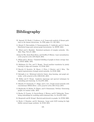 124 Conclusion
Already, there have been promising initial works in this area, such as the
Neural Relational Inference (NRI) model proposed by Kipf et al. [2018] and
the nearest-neighbor graphs inferred by Wang et al. [2019]. Perhaps the most
exciting fact about this research direction is that preliminary findings suggest
that latent graph inference might improve model performance even when we
have an input graph. In my view, building models that can infer latent graph
structures beyond the input graph that we are given is a critical direction for
pushing forward graph representation learning, which could also open countless
new application domains.
Breaking the bottleneck of message passing
Perhaps the single largest topic in this book—in terms of amount of space
dedicated—is the neural message passing approach, first introduced in Chap-
ter 5. This message passing formalism—where nodes aggregate messages from
neighbors and then update their representations in an iterative fashion—is at
the heart of current GNNs and has become the dominant paradigm in graph
representation learning.
However, the neural message passing paradigm also has serious drawbacks.
As we discussed in Chapter 7, the power of message-passing GNNs are inher-
ently bounded by the Weisfeiler-Lehman (WL) isomorphism test. Moreover,
we know that these message-passing GNNs are theoretically related to rela-
tively simple convolutional filters, which can be formed by polynomials of the
(normalized) adjacency matrix. Empirically, researchers have continually found
message-passing GNNs to suffer from the problem of over-smoothing, and this
issue of over-smoothing can be viewed as a consequence of the neighborhood
aggregation operation, which is at the core of current GNNs. Indeed, at their
core message-passing GNNs are inherently limited by the aggregate and update
message-passing paradigm. This paradigm induces theoretical connections to
the WL isomorphism test as well as to simple graph convolutions, but it also
induces bounds on the power of these GNNs based on these theoretical con-
structs. At a more intuitive level, we can see that the aggregate and update
message-passing structure of GNNs inherently induces a tree-structured compu-
tation (see, e.g., Figure 5.1). The embedding of each node in a GNN depends on
iterative aggregations of neighborhood information, which can be represented
as a tree-structured computation graph rooted at that node. Noting that GNNs
are restricted to tree-structured computation graph provides yet another view of
their limitations, such as their inability to consistently identify cycles and their
inability to capture long-range dependencies between the nodes in a graph.
I believe that the core limitations of message-passing GNNs—i.e., being
bounded by the WL test, being limited to simple convolutional filters, and be-
ing restricted to tree-structured computation graphs—are all, in fact, different
facets of a common underlying cause. To push graph representation learning
forward, it will be necessary to understand the deeper connections between these
theoretical views, and we will need to find new architectures and paradigms that
can break these theoretical bottlenecks.
 