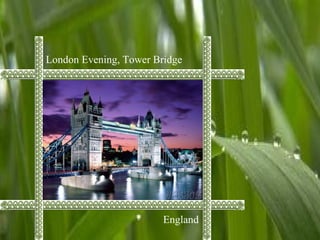 London Evening, Tower Bridge
England
 