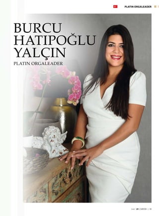 7/2017  LR CAREER  |  33
BURCU
HATIPOGLU
YALÇIN
PLATIN ORGALEADER
PLATIN ORGALEADER
 