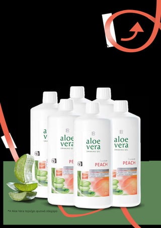 Γευτείτε αυτό το μήνα Aloe Vera Drinking Gel Ροδάκινο:
Την απολαυστική παραλλαγή με γεύση ροδάκινο,
που σας δροσίζει χωρίς προσθήκη ζάχαρης*!Η
light εκδοχή με 98% περιεκτικότητα σε καθαρό gel
Aloe Vera, που αρέσει σε μικρούς και μεγάλους.
Φρουτώδης,
ανοιξιάτικη γευση:
ΜΕ ΤΗΝ ALOE VERA
Ξ
εκινήστε δυναμικά!
*Η Aloe Vera περιέχει φυσικά σάκχαρα
 