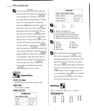 Grmmar week 1b answer key | PDF
