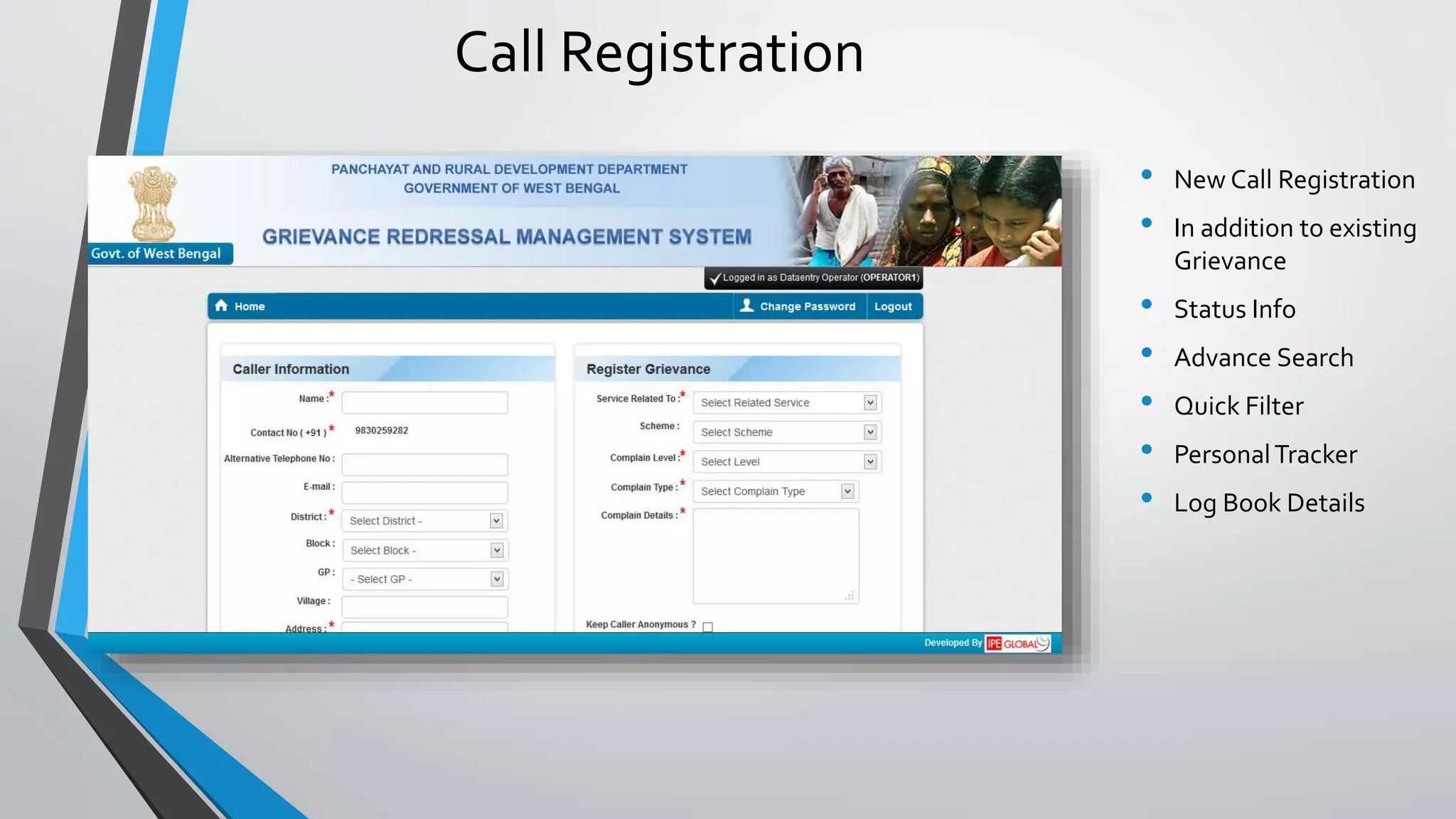 Grievance Redressal Management System Presentation | PPTX