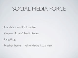 Web2.0 Basics für den Grünen Wahlkampf Wien 2010
