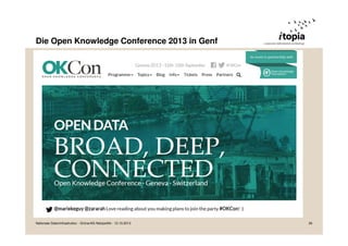 Die Open Knowledge Conference 2013 in Genf

Nationale Dateninfrastruktur - Grüne/AG Netzpolitik - 12.10.2013

26

 