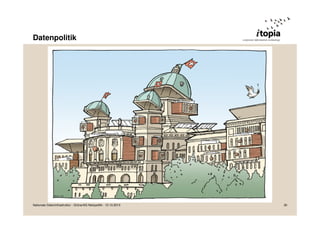 Datenpolitik

Nationale Dateninfrastruktur - Grüne/AG Netzpolitik - 12.10.2013

30

 