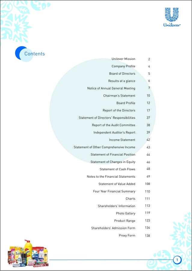 Unilever annual report 2014