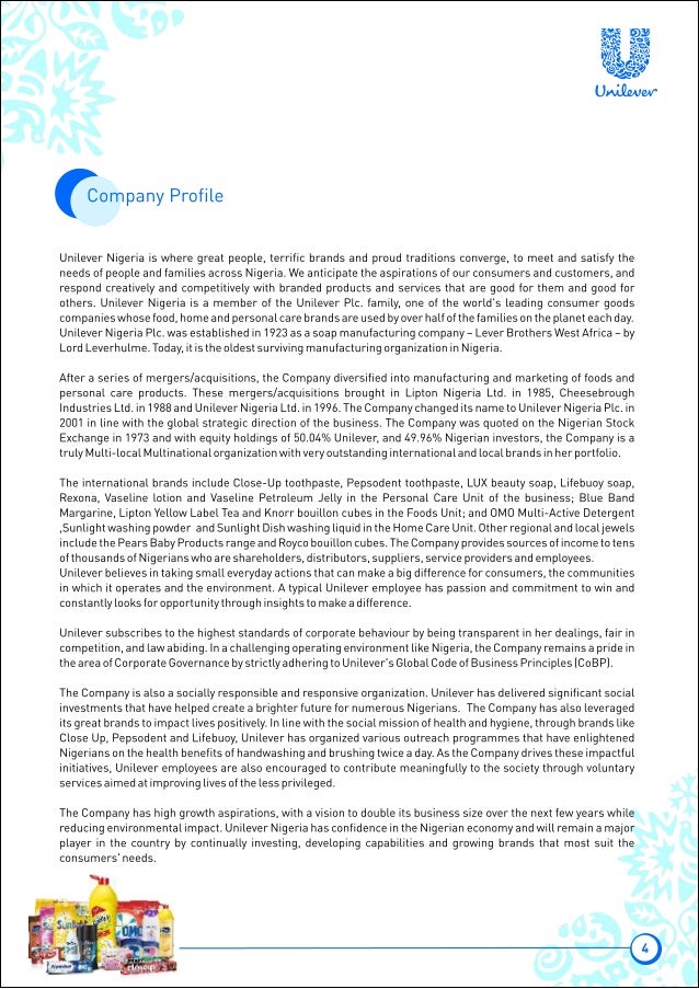 Unilever Annual Report 2014