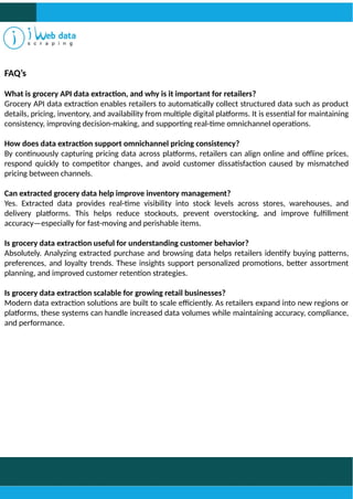 Grocery API Data Extraction for Omnichannel Retail for Pricing Accuracy ...