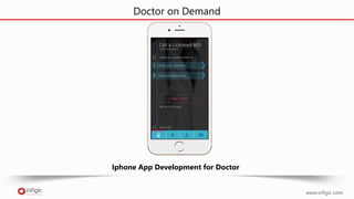 Doctor on Demand
Iphone App Development for Doctor
www.infigic.com
 