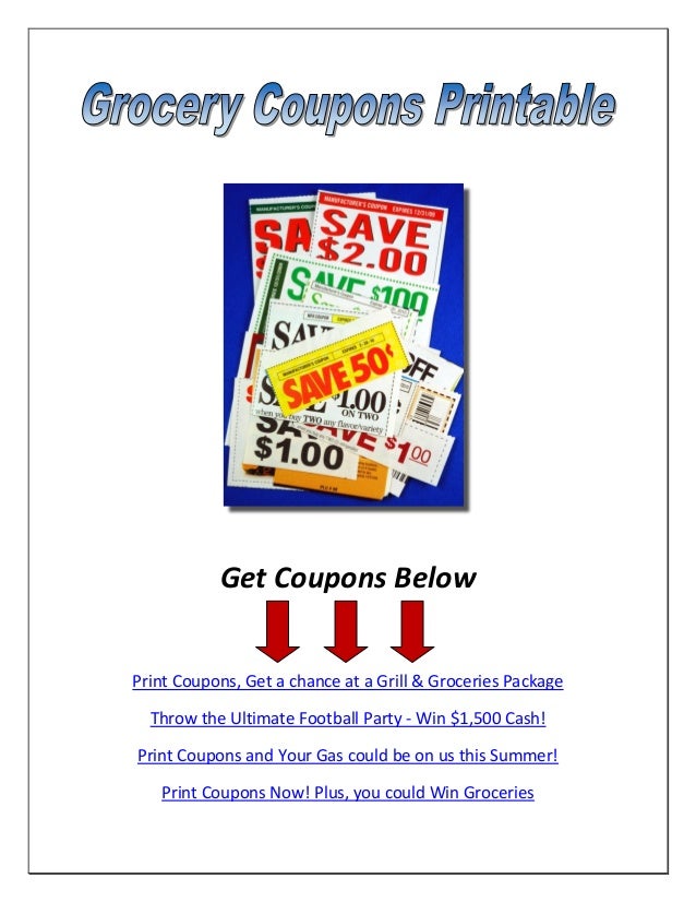 Grocery coupons printable
