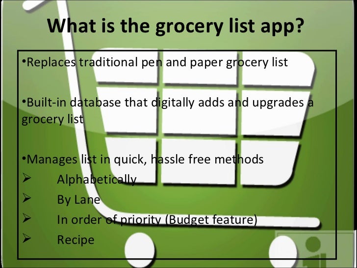 grocery list mobile app group final grocery list budget app