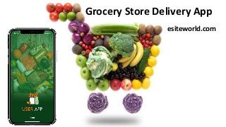 Grocery Store Delivery App
esiteworld.com
 