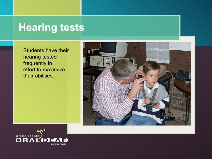 Grand Rapids Oral Deaf Program Overview