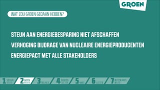 Groen evaluatie regering