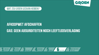 Groen evaluatie regering