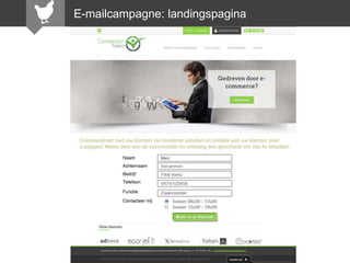 E-mailcampagne: landingspagina

 