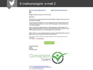 E-mailcampagne: e-mail 2

 