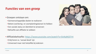 Groepen | PPTX
