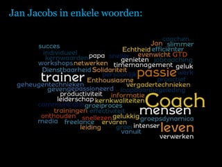 Jan Jacobs in enkele woorden:     
