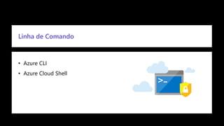 Confidential
Linha de Comando
• Azure CLI
• Azure Cloud Shell
 
