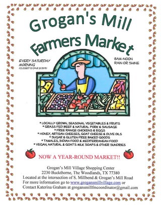 Grogan's mill farmers market