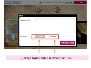 Доступ публичный и ограниченный
 