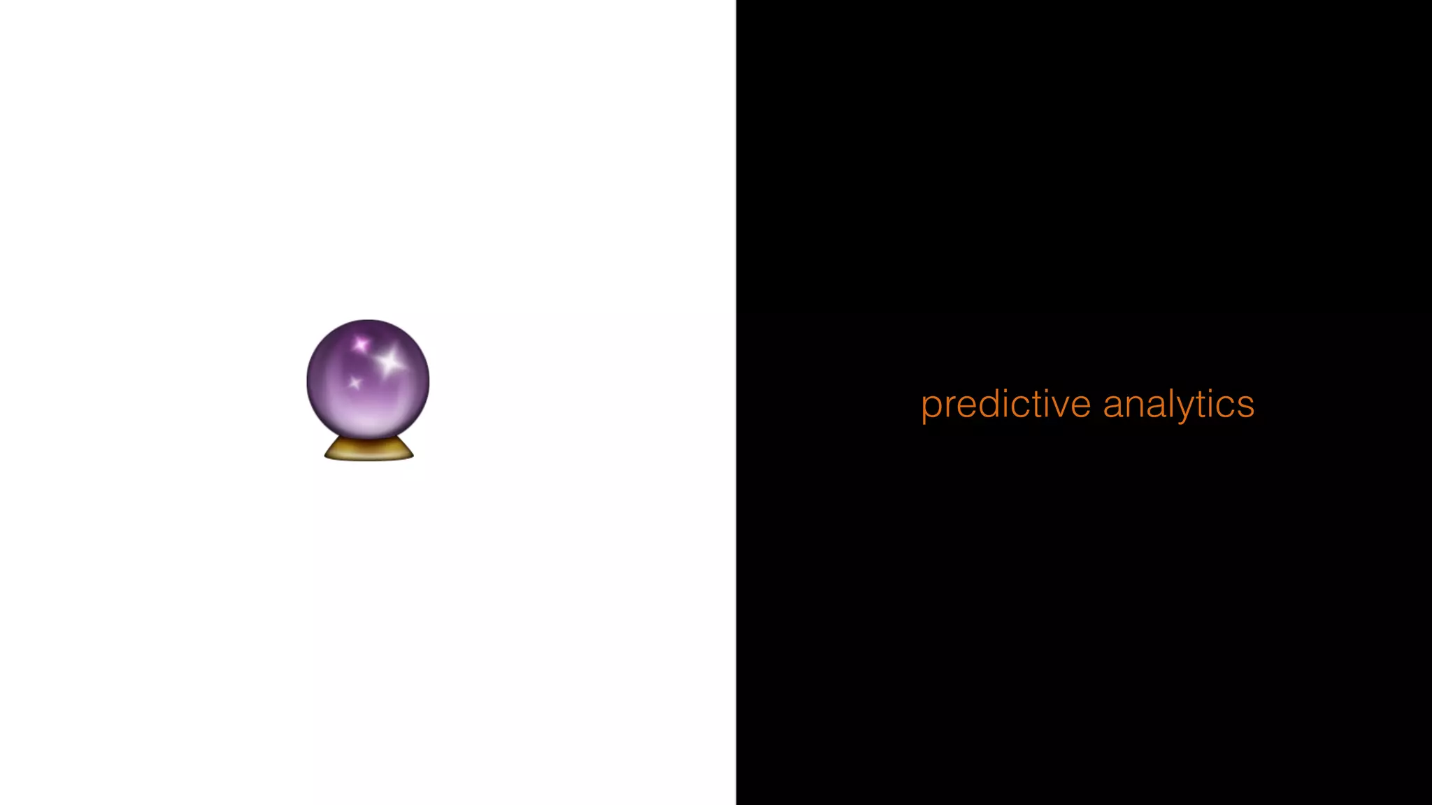 predictive analytics
🔮