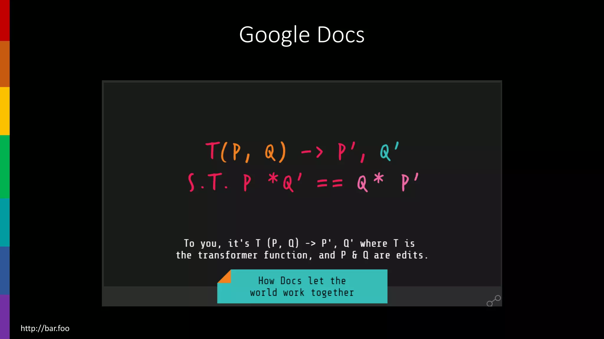 Google Docs
http://bar.foo
 