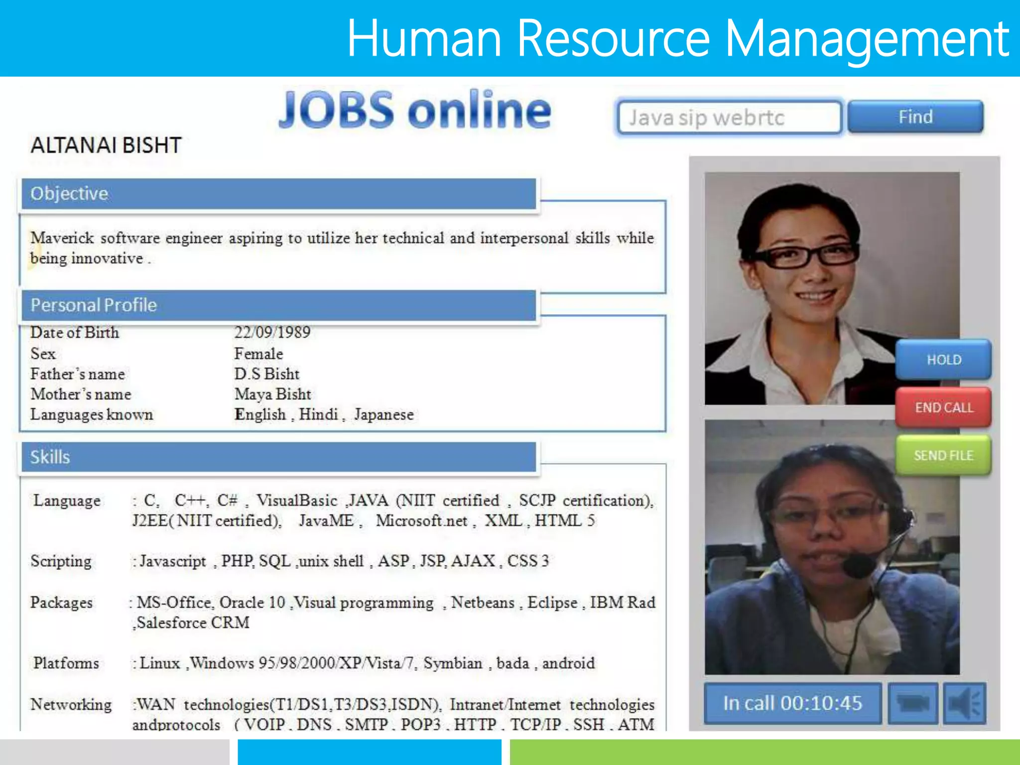 Human Resource Management
 