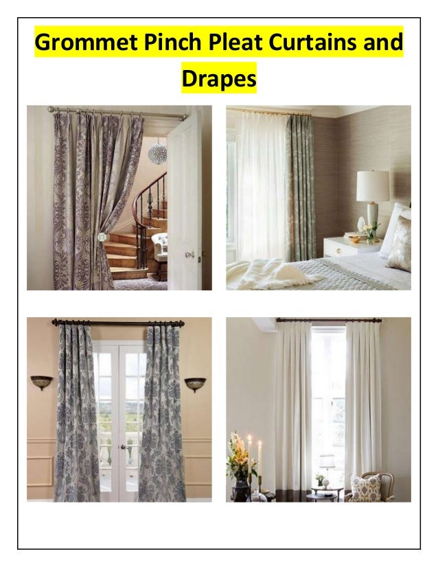 Grommet Pinch Pleat Curtains And Drapes
