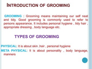 Grooming | PPT