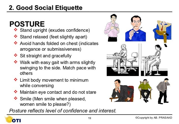 Grooming and business etiquette