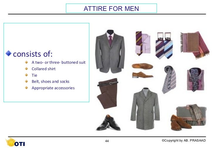 Grooming and business etiquette