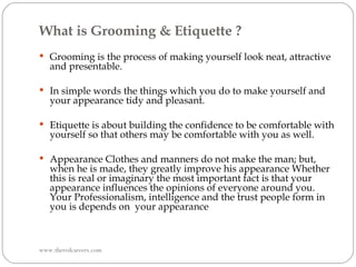Text Grooming Examples Grooming & etiquette men | PPT