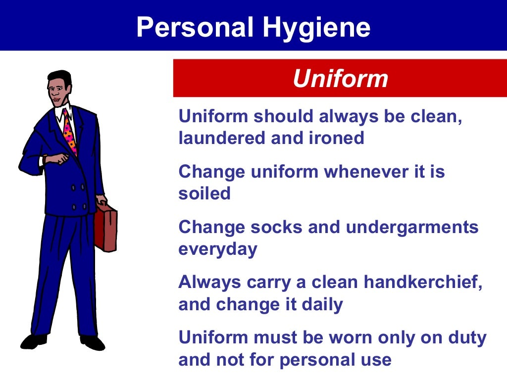 Grooming & personal hygiene