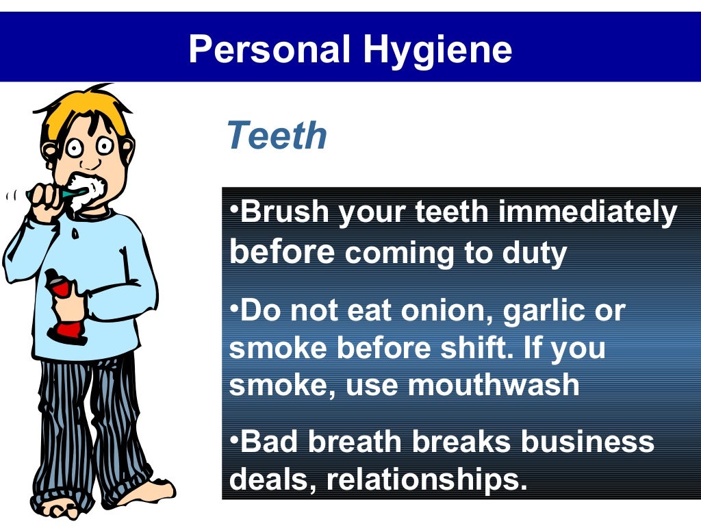 Grooming & personal hygiene
