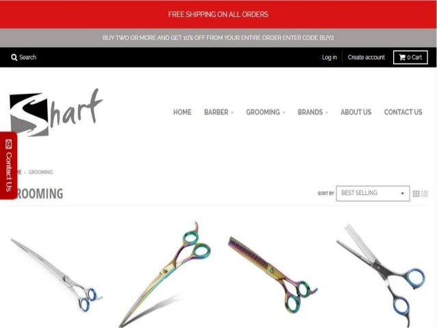 professional grooming shears