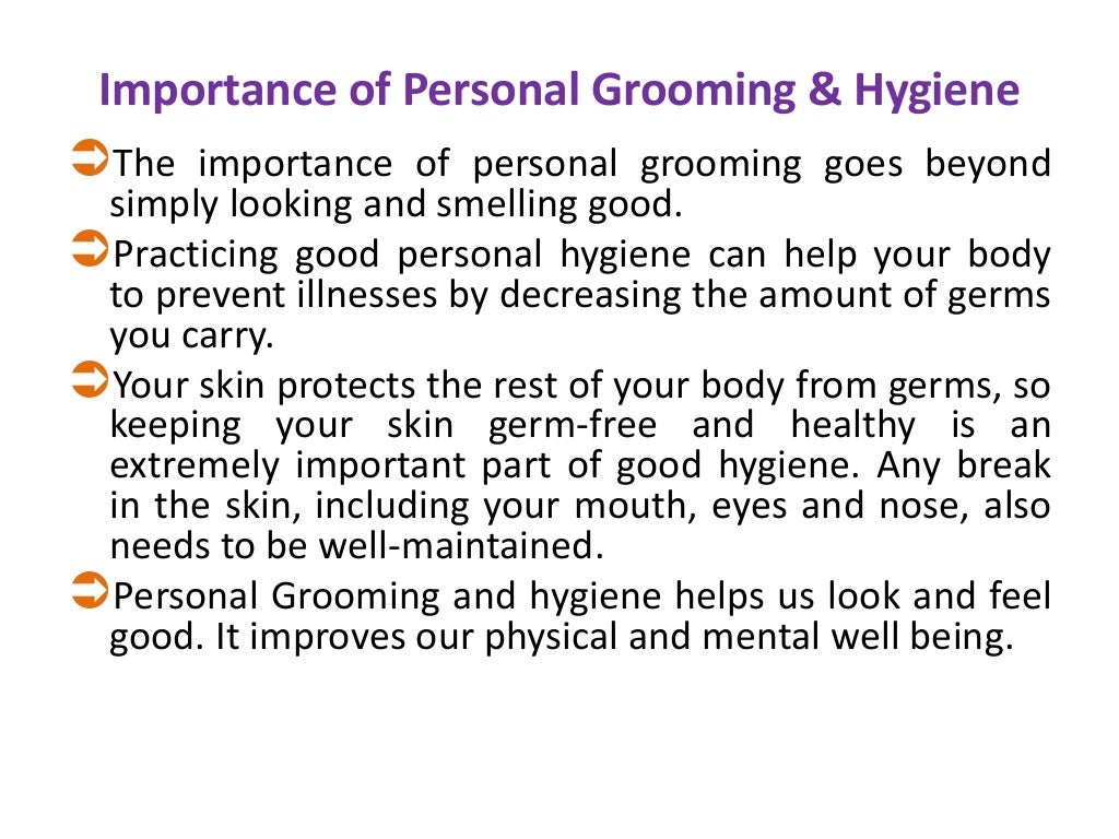 essay on professional grooming