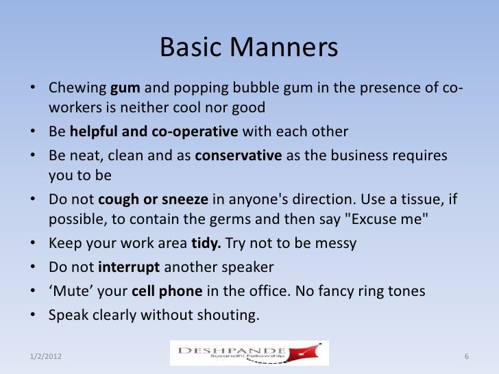 grooming standards