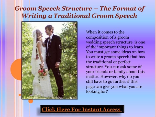 Groom speech writing service Groom speech writing service