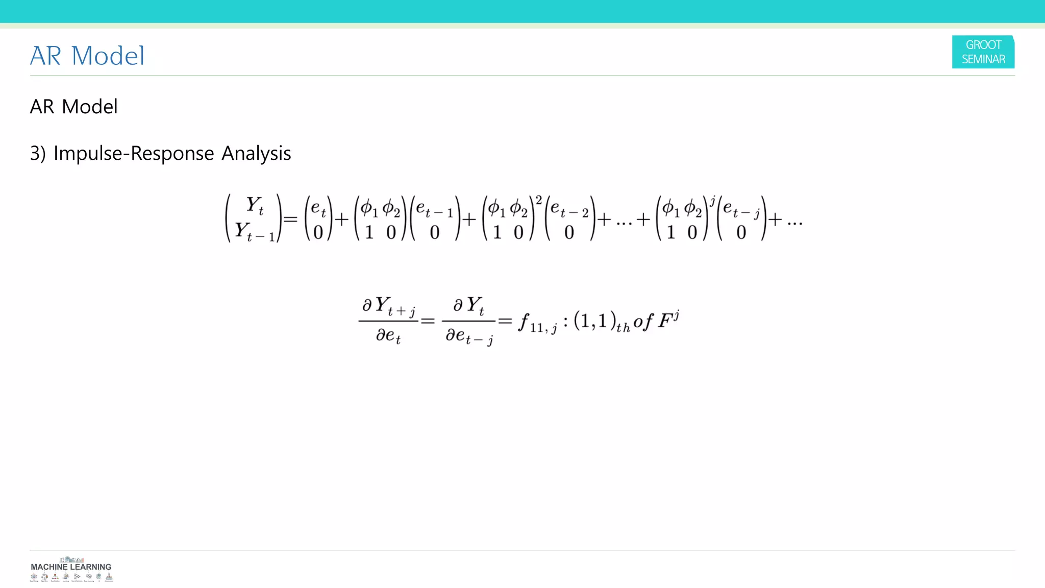 AR Model
AR Model
3) Impulse-Response Analysis
 