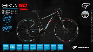 Disponívelnostamanhos27,5”15–17|29er–17-19
R$ 2.599,90 [27,5] 15 17
R$ 2.799,90 [29er] 17 19
 