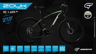 Disponívelnostamanhos17/19
R$ 1.699,90
 