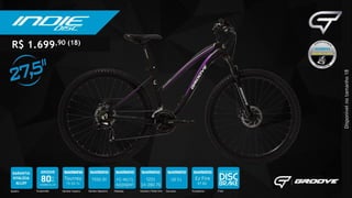 Disponívelnotamanho18
R$ 1.699,90 (18)
 