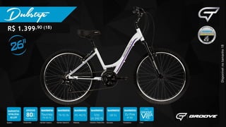 Disponívelnotamanho18
R$ 1.399,90 (18)
 