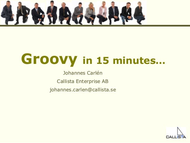 Groovy In 15 Minutes