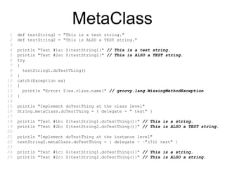 Groovy Basics | PPT